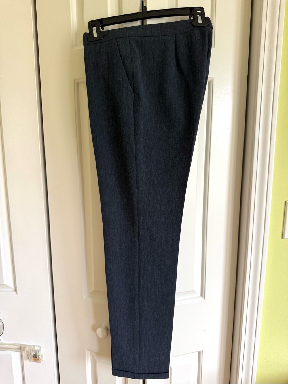 PESERICO Sign Women Navy Blue Dress Pants 8/44 EUC